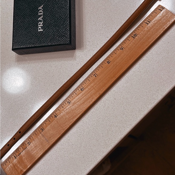 Prada Saffiano Leather Wrap Bracelet - Picture 5 of 5